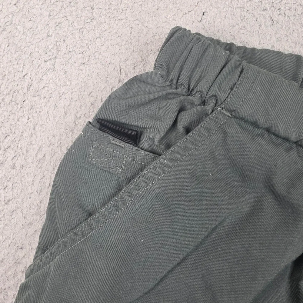 The North Face Cargo Hiking Shorts Mens Medium Green‎ Nylon Belted